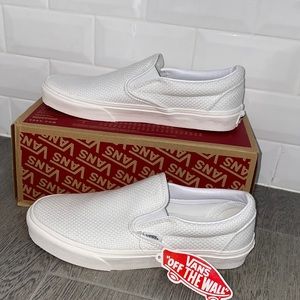 🛹 Vans woven check Snow White BNIB